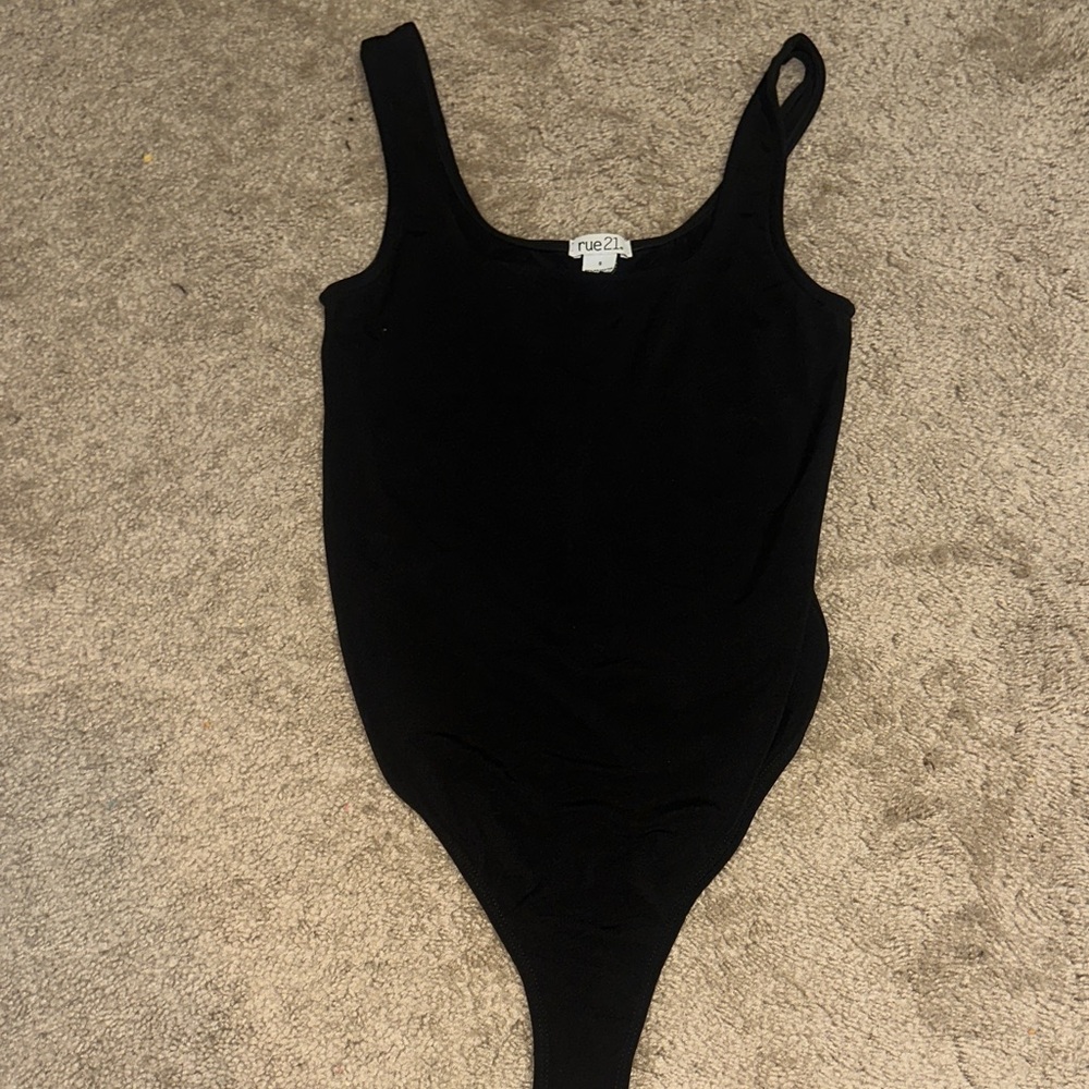 Rue21 Classic Black Bodysuit